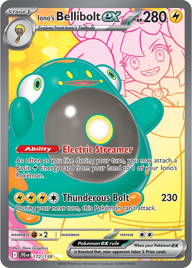 [PSA 9] Iono's Bellibolt ex — 172/159