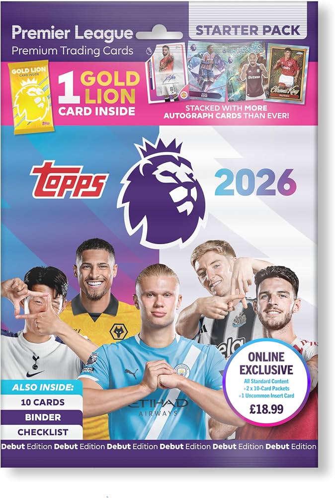 Topps Premier League 2026 - Debut Edition Starter Pack (Binder)