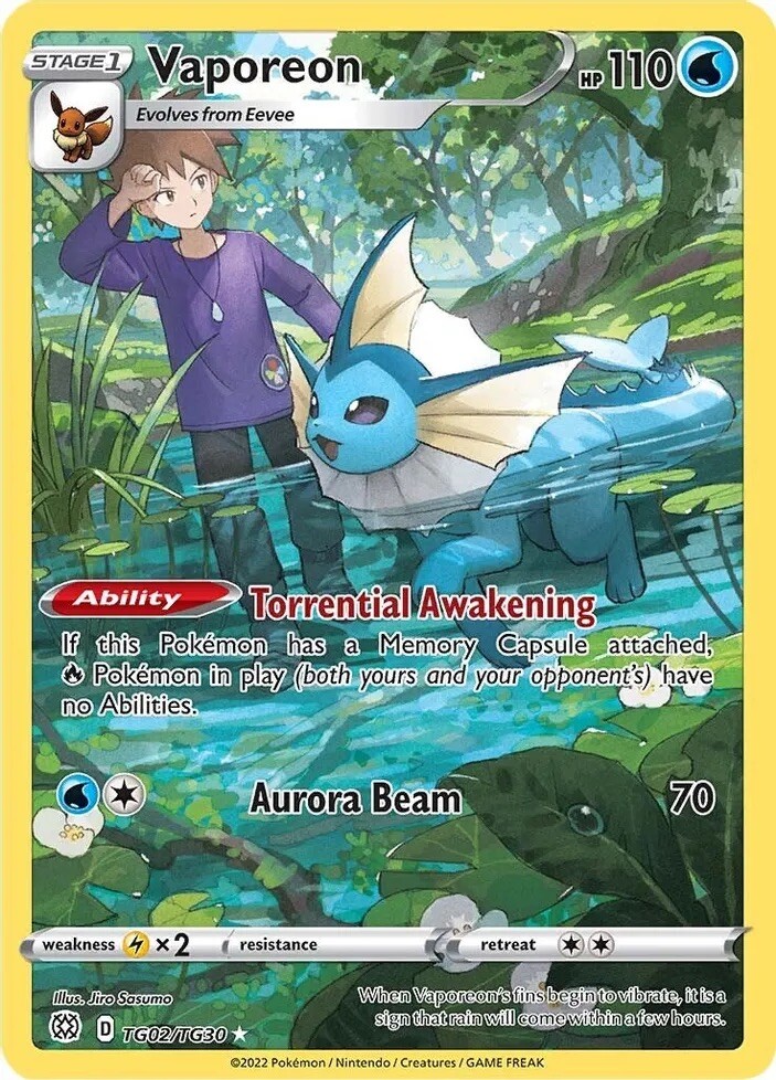 Vaporeon — TG02/30