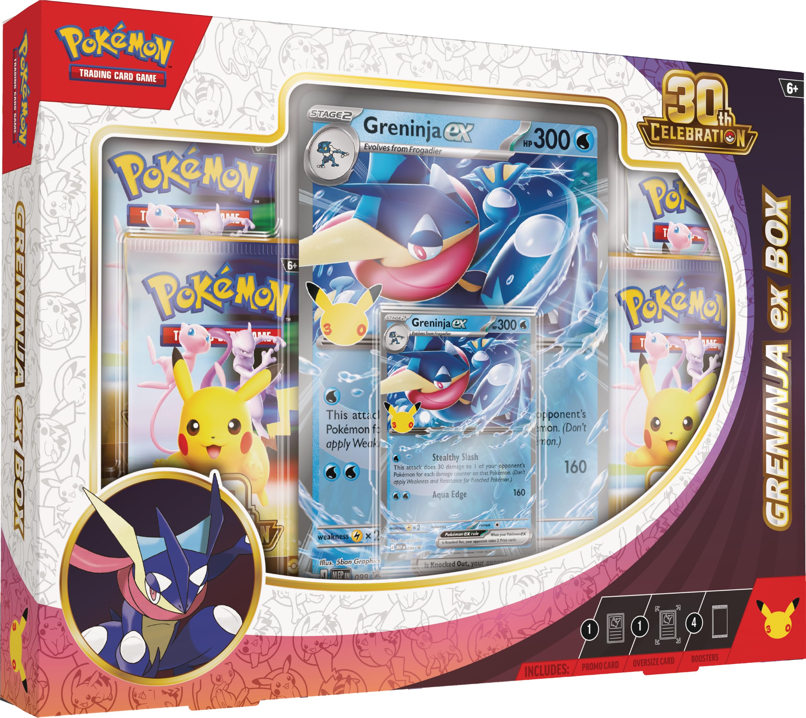 Pokémon ex Box - Greninja ex - 30 Aniversario